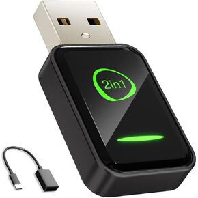 Mini Wireless CarPlay Adapter for Apple iPhone iOS 10+,No Delay & Fast, Plug & Play, Multi-User Seamless Connection for Convert Wired to Wireless Carplay Dongle for 2016+ Cars, USB-A/Type-C Port in Saudi Arabia