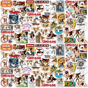 Gremlins 50ct Vinyl Large Deluxe Stickers Variety Pack – Die-Cut Decals for Laptop, Water Bottle, Tablet & Indoor/Outdoor Use in Kuwait