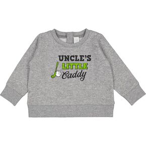 inktastic Uncles Little Caddy with Golf Club and Ball Baby Sweatshirt in Saudi Arabia