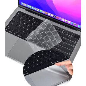 غطاء لوحة المفاتيح الفاخر وقطعتين من غطاء حماية لوحة التتبع لجهاز MacBook Air 13.6 بوصة M2 موديل A2681 2023 2022 in Kuwait