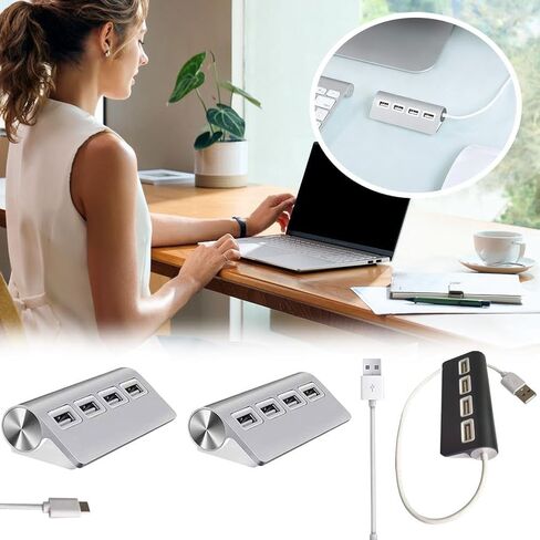 USB C Hub Multiport Adapter – 4K@60Hz HDMI, USB 3.0, SD/TF Card Reader, 100W PD Charging for Laptop iPad Pro MacBook Windows Tablet, Compact Aluminum Dock for Office Travel in Saudi Arabia