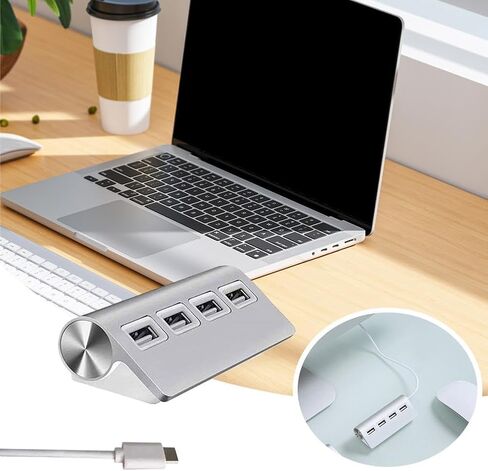 USB C Hub Multiport Adapter – 4K@60Hz HDMI, USB 3.0, SD/TF Card Reader, 100W PD Charging for Laptop iPad Pro MacBook Windows Tablet, Compact Aluminum Dock for Office Travel in Saudi Arabia