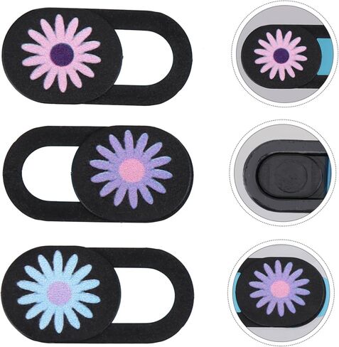 3pcs Tablet Camera Protective Cover Webcam Cover Slider for Laptop Privacy Easy Slide Random Color in Saudi Arabia