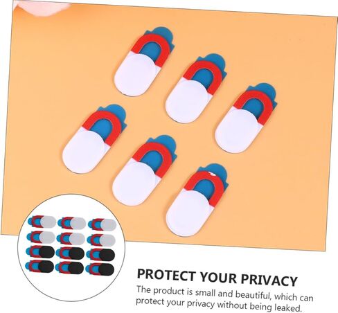 ARTIBETTER 12pcs Privacy Covers for Mobile Cameras Practical Metal Webcam Covers for Phones and Laptops Compact and Stylish Design Secure Your Privacy Easy Use Slide Mechanism in Saudi Arabia