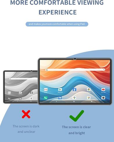 [عبوة من قطعتين] واقي شاشة لجهاز MEIZE D126 Android Tablet 11 بوصة من الزجاج المقوى، واقي شاشة لجهاز MEIZE D126 11 بوصة مضاد للخدش وحساس وصلابة 9H in Kuwait