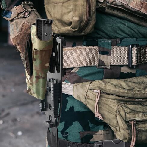 Drop Leg Holster Adapter Platform for QLS Kit- Modular Belt Holster Adapter, Adjustable Thigh Leg Strap System for Tactical Police Gear in Saudi Arabia