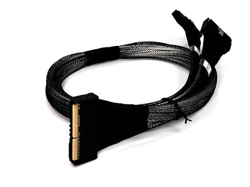 كابلات Micro SATA ‌MCIO 124 Pin إلى 2 X MCIO 74 Pin -700mm in Saudi Arabia