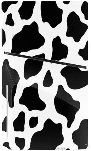 Skinit Decal Gaming Skin Compatible with PS5 Slim Disk Console - Cow Print Design in Saudi Arabia