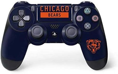 Skinit Decal Gaming Skin Compatible with PS4 Controller - Officially Licensed NFL Chicago Bears Blue Performance Series Design in Saudi Arabia