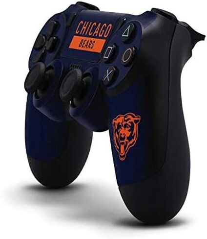 Skinit Decal Gaming Skin Compatible with PS4 Controller - Officially Licensed NFL Chicago Bears Blue Performance Series Design in Saudi Arabia