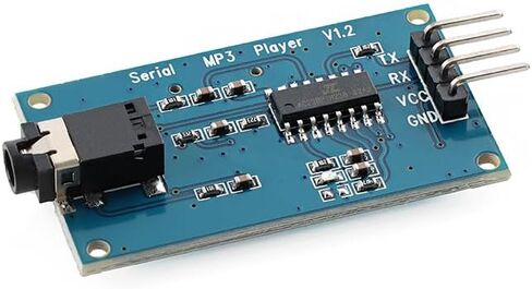 2pcs YX5300 UART TTL MP3 Voice Player Module with Micro SD Holder in Saudi Arabia