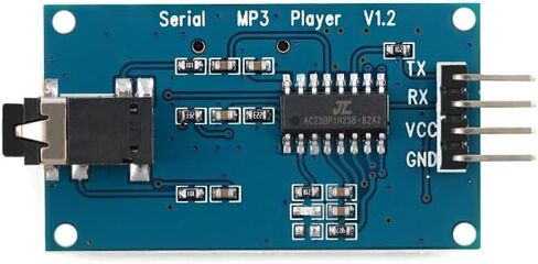 2pcs YX5300 UART TTL MP3 Voice Player Module with Micro SD Holder in Saudi Arabia