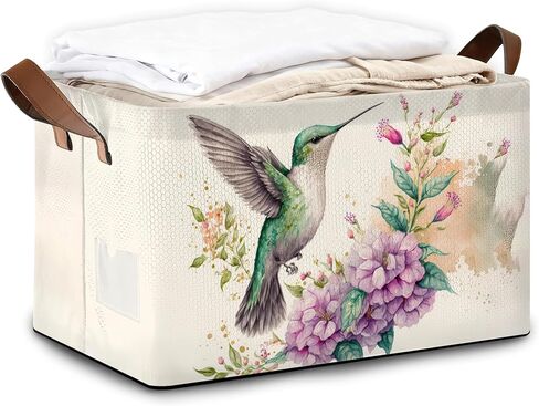 صندوق تخزين بمقابض، سلال غسيل قابلة للطي بأوراق النخيل للكتب والغسيل - تستخدم في غرف الأطفال ومنظمات الخزانات والتخزين، وسلة البطانية in Kuwait