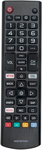 AKB75675304 جهاز تحكم عن بعد بديل مناسب لتلفزيون LG الذكي 43UM7310PUA 49UM7300AUE 49UM7300PUA 50UM7300AUE 50UM7300PUA 50UM7310PUA 55UM7300AUE 55UM7300PUA 65UM7300AUE 65UM7300PUA in Saudi Arabia