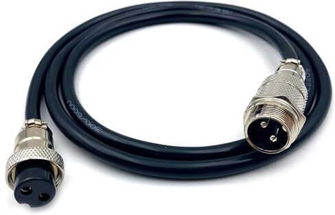 3.28 قدم GX16 8 دبوس ذكر إلى أنثى كابل، GX16 8 دبابيس أنثى إلى ذكر رأس الطيران سلك موصل كهربائي لوحة جبل محول معدني دائري للسفن 5A 125V 22AWG (1 متر) in Kuwait