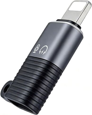 for DJI Mic Mini Type-C Female to Male Lighting OTG Adapter for iPhone 11 12 13 14 Smartphone PC Mac Audio Connector Accessories Wireless Microphone Receiver for DJI Mic 3 RX Mini RX (1 Pack) in Saudi Arabia