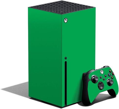 غلاف MightySkins متوافق مع حزمة Xbox Series X - أخضر خالص | غطاء ملتف واقٍ ومتين وفريد ​​من نوعه من الفينيل | سهل التطبيق وتغيير الأنماط | صنع في الولايات المتحدة الأمريكية in Kuwait