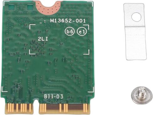AX1675i WiFi 6E Card, Advanced Adapter Technology with 5.3, Fit for Intel 11th Gen CPU M.2 160MHz 2.4G 5G 6GHz Wireless Network in Saudi Arabia