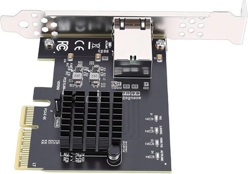 بطاقة شبكة PCIe 4X Gigabit، محول إيثرنت بسرعة 10 جيجابت في الثانية مع وحدة تحكم RTL8127AT لخادم سطح المكتب ومركز بيانات NAS in Kuwait