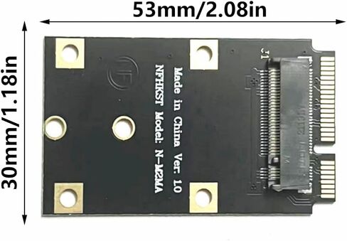 بطاقة محول NVMe إلى PCIe فعالة لمحول WiFi MiniPCIE بعوامل الشكل 2230 2242 in Saudi Arabia