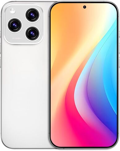 P24 Ultra Unlocked Phones, 12GB+512GB Smartphone, 5G Android 14 Phone with 108MP+48MP Camera, Snapdragon 888, 6.8" Full HD+ OLED Screen, 5000mAh Battery, Dual SIM, GPS White in Saudi Arabia