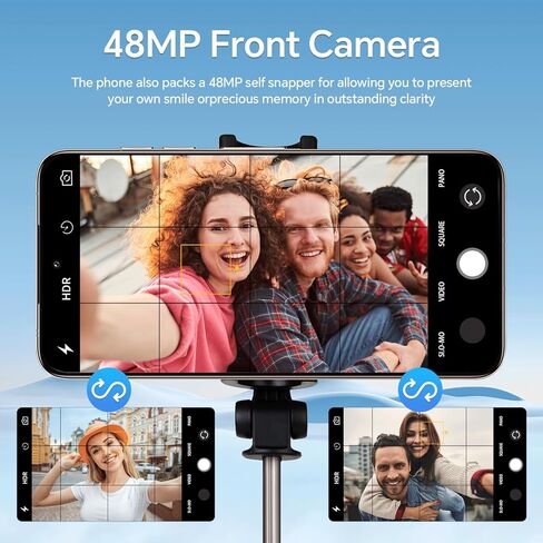 P24 Ultra Unlocked Phones, 12GB+512GB Smartphone, 5G Android 14 Phone with 108MP+48MP Camera, Snapdragon 888, 6.8" Full HD+ OLED Screen, 5000mAh Battery, Dual SIM, GPS White in Saudi Arabia