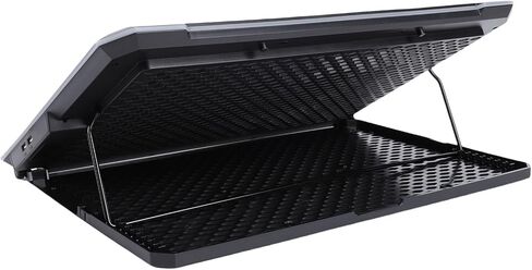 JTLB Gaming Laptop Cooling Pad 8 Levels Height Adjustable 2 USB Ports RGB Lights 12-19 Inch Laptop Cooler with 3C Adapter (14 Fans) in Saudi Arabia