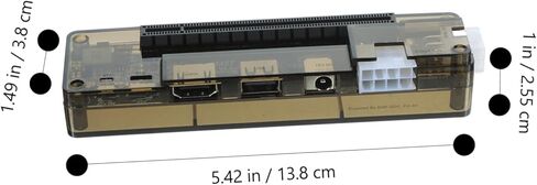 Generic جهاز كمبيوتر محمول خارجي لبطاقة الرسومات محول Pci محمول للألعاب PCB البناء سهل الإعداد يدعم ما يصل إلى نمط عشوائي in Kuwait