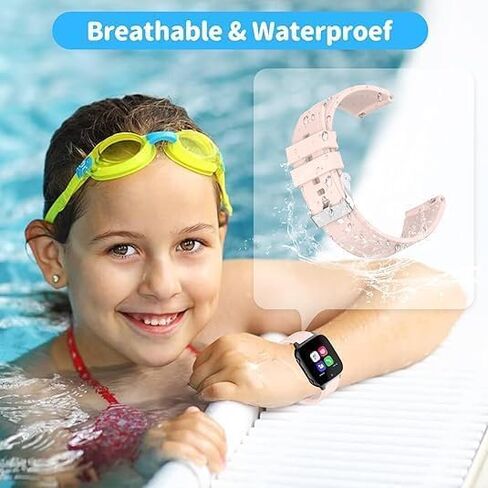 E ECSEM 5-Pack Bands Compatible for VTech KidiZoom DX4 Smart Watch for Kids, Replacement Sport Waterproof Silicone Wristbands, Small Size Waterproof Watch Strap in Saudi Arabia