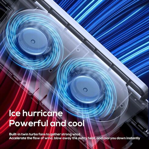 مروحة تبريد مسند الرأس الخلفي للسيارة تعمل بمنفذ USB (أسود) in Kuwait