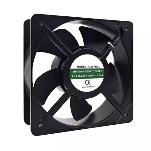 P2207HBL AC 220/240V 0.34A 50/60 هرتز 205x205x72mm مروحة تبريد بسلكين in Kuwait