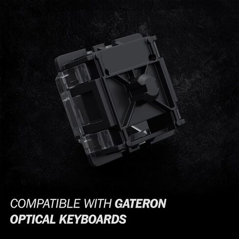 مفاتيح بصرية Gateron KS-15 للوحة مفاتيح الألعاب الميكانيكية MX | قوة 35 جرام | خطي | مسح مفاتيح RGB العلوية للوحة المفاتيح ذات الإضاءة الخلفية | (65 قطعة، أصفر) in Saudi Arabia