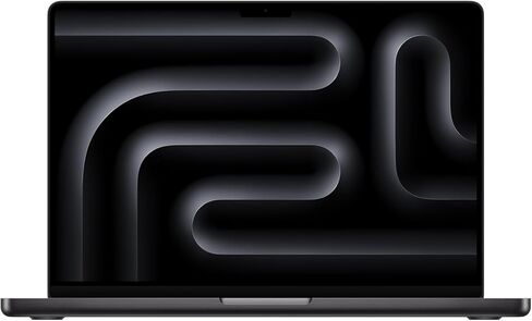 2024 Apple MacBook Pro مع شريحة Apple M4 Max (14 بوصة، ذاكرة الوصول العشوائي 36 جيجابايت، تخزين SSD سعة 1 تيرابايت) (QWERTY English) أسود فضائي (متجدد) in Kuwait