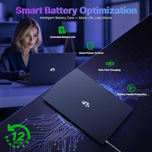 كمبيوتر محمول للألعاب NIMO، شاشة 17.3 بوصة IPS FHD 1080P، AMD Ryzen 9 8945HS 64 جيجابايت DDR5 RAM 2 تيرابايت SSD (Beat i9-13900H حتى 5.2 جيجا هرتز) Radeon 780M GPU، AI PC، 100W Type-C لوحة مفاتيح بإضاءة خلفية بصمة الإصبع in Kuwait