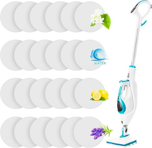 Maitys 32 Pieces Replacement Steam Mop Scent Disc Practical Fresh Fragrance Scented Pads Fragrance Discs, Compatible with Bissell Powerfresh and Symphony Series, Fits Model 1940, 1806 and 1132 in Saudi Arabia
