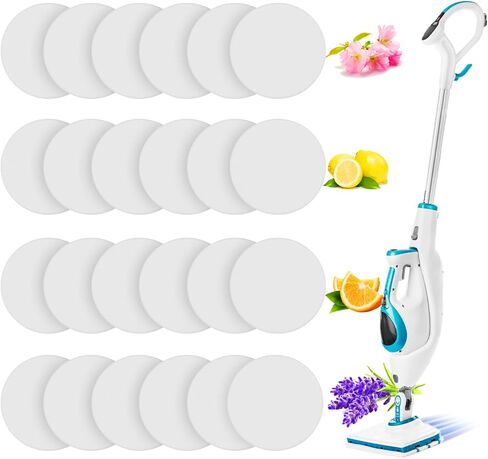 Maitys 32 Pieces Replacement Steam Mop Scent Disc Practical Fresh Fragrance Scented Pads Fragrance Discs, Compatible with Bissell Powerfresh and Symphony Series, Fits Model 1940, 1806 and 1132 in Saudi Arabia