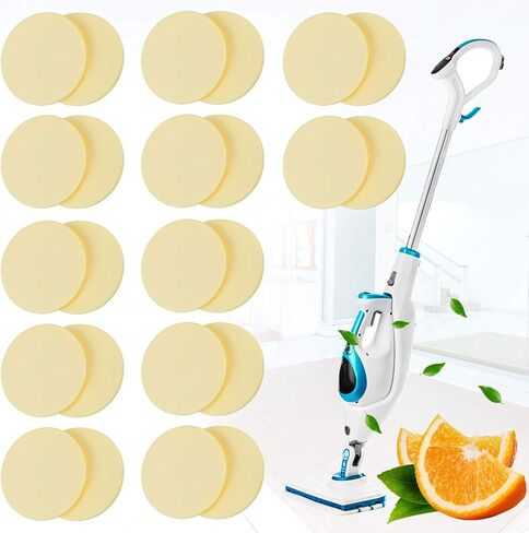 Maitys 32 Pieces Replacement Steam Mop Scent Disc Practical Fresh Fragrance Scented Pads Fragrance Discs, Compatible with Bissell Powerfresh and Symphony Series, Fits Model 1940, 1806 and 1132 in Saudi Arabia