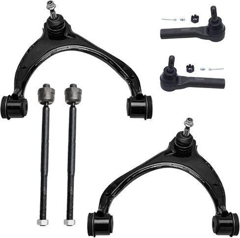 Detroit Axle - Front 6pc Control Arms Kit for Toyota Camry Highlander Solara, Lexus ES300 RX330 RX350 RX400h, 2 Lower Control Arms 2 Lower Ball Joints 2 Sway Bar Links Replacement in Saudi Arabia