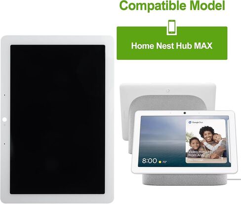 Replacement Compatible with Go-o-gle Home Nest Hub MAX (White Without Frame) LCD Display Touch Screen Digitizer Assembly with Repair Tools in Saudi Arabia
