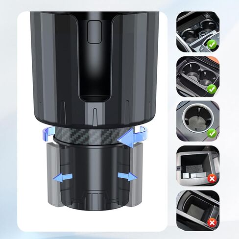 2 in 1 USB Car Fan Car Cup Holder Adjust Speed Powerful Speed USB Stays Cool on Your Journeys Golf Cart in Saudi Arabia