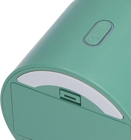 مروحة شحن USB صغيرة على شكل مروحة سطح مكتب محمولة مع بطارية قابلة لإعادة الشحن، ريح منخفضة الضوضاء قابلة للتعديل لمكتب المكتب المنزلي مادة ABS 10.2 × 10.2 × 18.9 سم in Kuwait