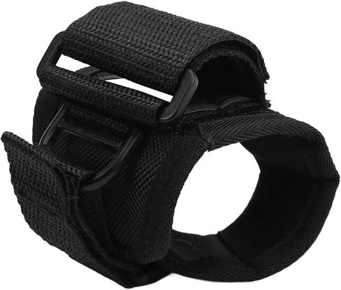 Estink Diving Light Strap, Adjustable Soft Hand Mount Waist Strap Neoprene Oxford Cloth Flashlight Hand and Arm Holder with Lanyard Buckle in Saudi Arabia