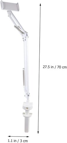 Articulating Arm Phone Holder Rotation Lazy Bracket for Tablets and Smartphones Supports up to Easy Installation Versatile Desktop Clamp for in Saudi Arabia
