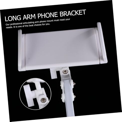 Articulating Arm Phone Holder Rotation Lazy Bracket for Tablets and Smartphones Supports up to Easy Installation Versatile Desktop Clamp for in Saudi Arabia