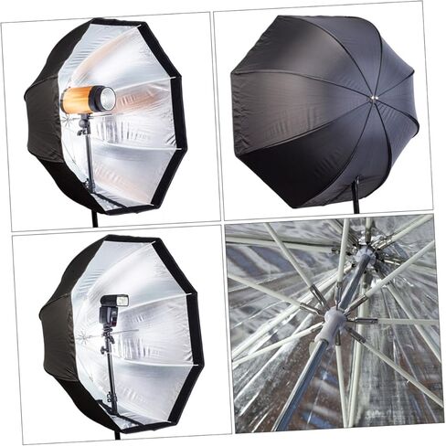 مظلة سوفت بوكس ​​مثمنة للتصوير الفوتوغرافي لفلاش Speedlight، صندوق سوفت بوكس ​​للفيديو مع غطاء ناشر، معدل إضاءة الاستوديو المحمول للصور الفوتوغرافية والتصوير الفوتوغرافي للمنتج in Kuwait