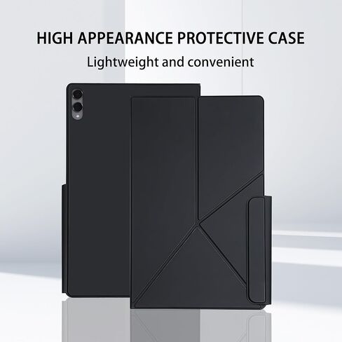 Magnetic Case for Samsung Galaxy Tab S11 Ultra 14.6 Inch 2025 - Model SM-X930/SM-X936 Tablet with S-Pen Holder, Auto Wake/Sleep Smart Tablet Cover, Grey in Saudi Arabia