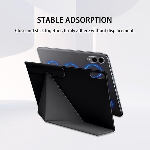 Magnetic Case for Samsung Galaxy Tab S11 Ultra 14.6 Inch 2025 - Model SM-X930/SM-X936 Tablet with S-Pen Holder, Auto Wake/Sleep Smart Tablet Cover, Grey in Saudi Arabia