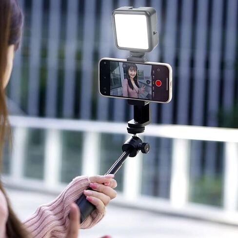 Dpofirs LED Camera Light, 5600K High Brightness Video Fill Light with 24 LED Beads 90+ CRI, 3 Cold Shoe Mounts and Hot Shoe Base, for Outdoor Photography in Saudi Arabia