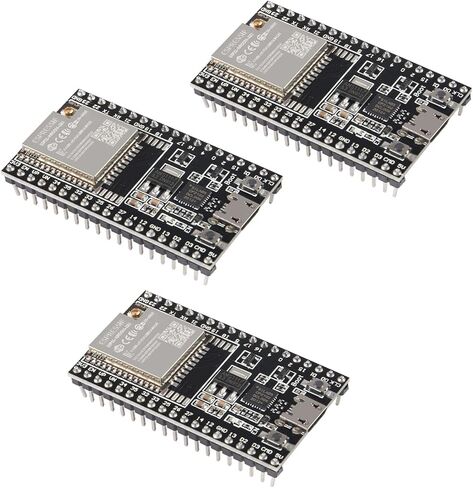3 قطعة ESP32-DevKitC الأساسية مجلس ESP32 مجلس التنمية ESP32-WROOM-32U اللاسلكية واي فاي مجلس التنمية مكبر للصوت تصفية وحدة in Kuwait