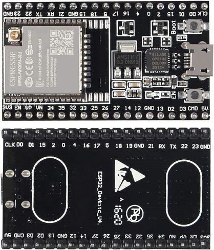 3 قطعة ESP32-DevKitC الأساسية مجلس ESP32 مجلس التنمية ESP32-WROOM-32U اللاسلكية واي فاي مجلس التنمية مكبر للصوت تصفية وحدة in Kuwait